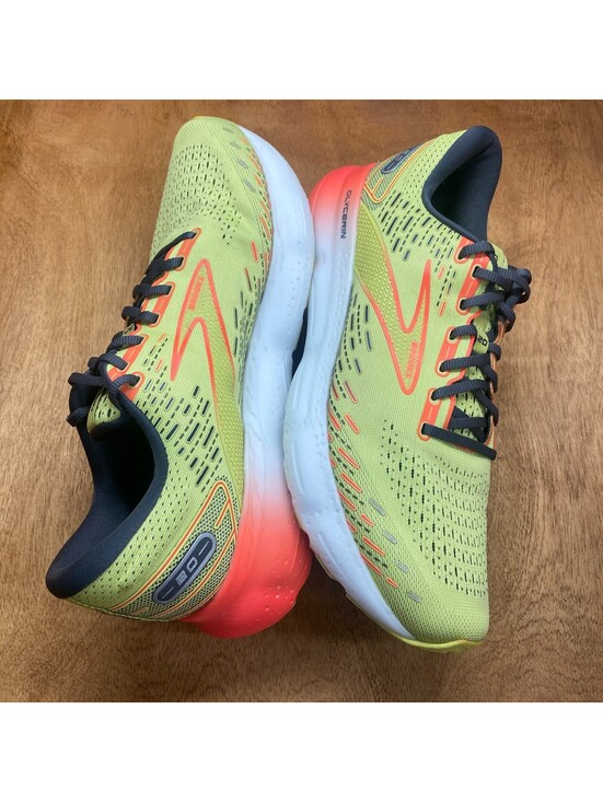 Brooks Other - Brooks Glycerin 20 Running Shoes Mens Size 12 D Lime Orange Sneakers 1103821D725